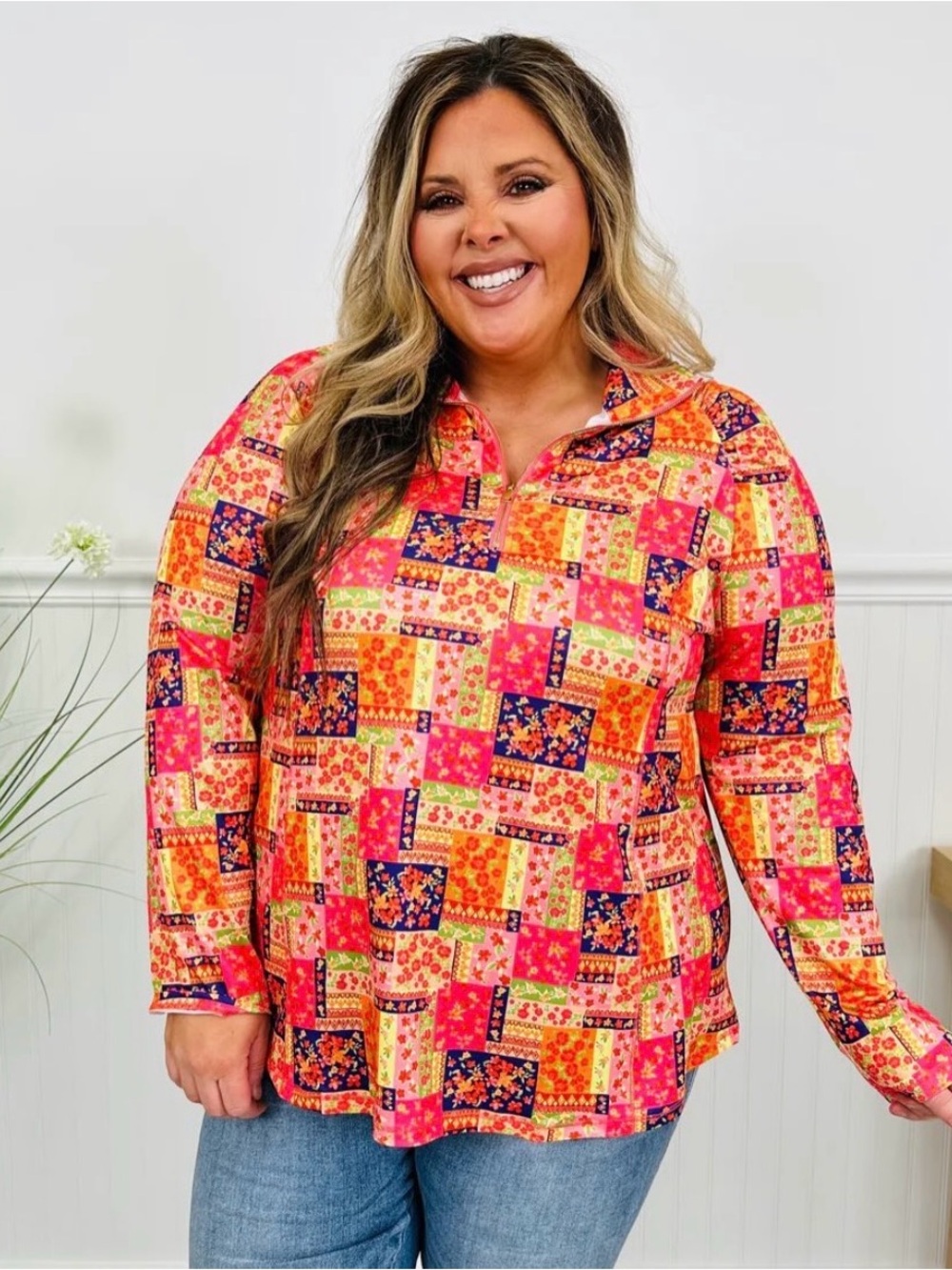 Dear Scarlett Marina Half Zip Pullover